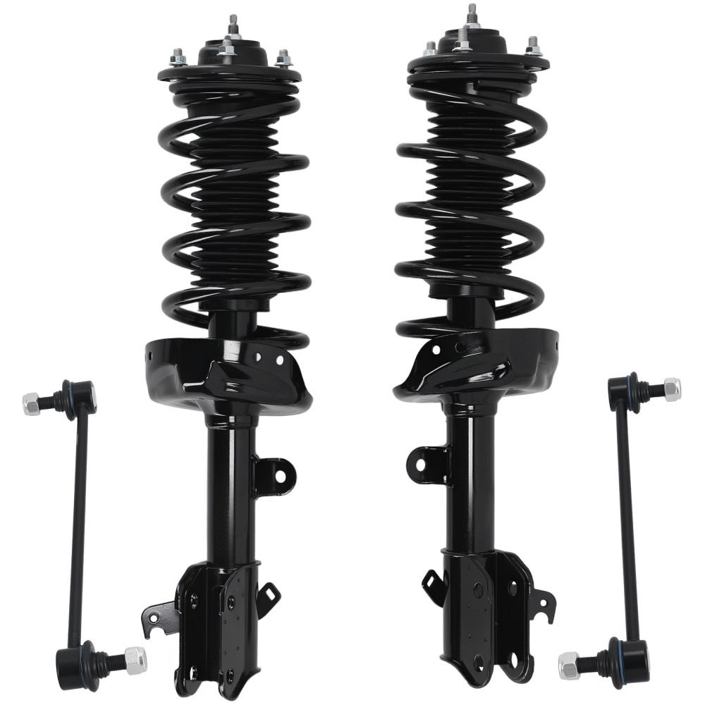 2x Front Complete Struts Spring Assembly Sway Bar compatible for Honda Odyssey 2008-2010