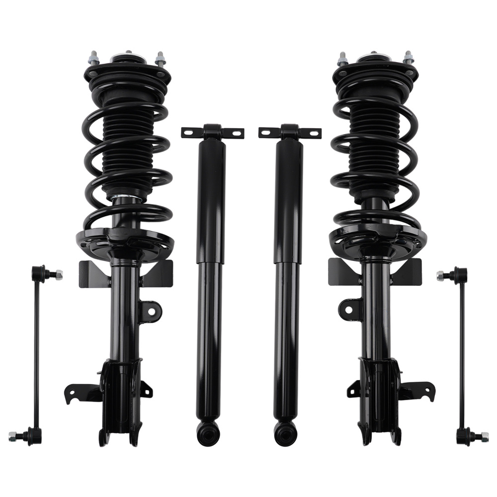 Front Struts w/Coil Spring Rear Shocks Sway Bars Kit for 2011 2012 compatible for Honda Odyssey