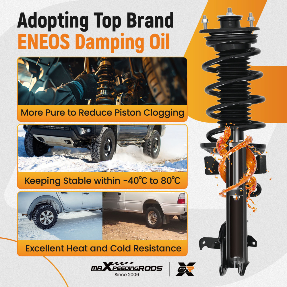 Front Struts w/Coil Spring Rear Shocks Absorber Kit for 2011 2012 compatible for Honda Odyssey