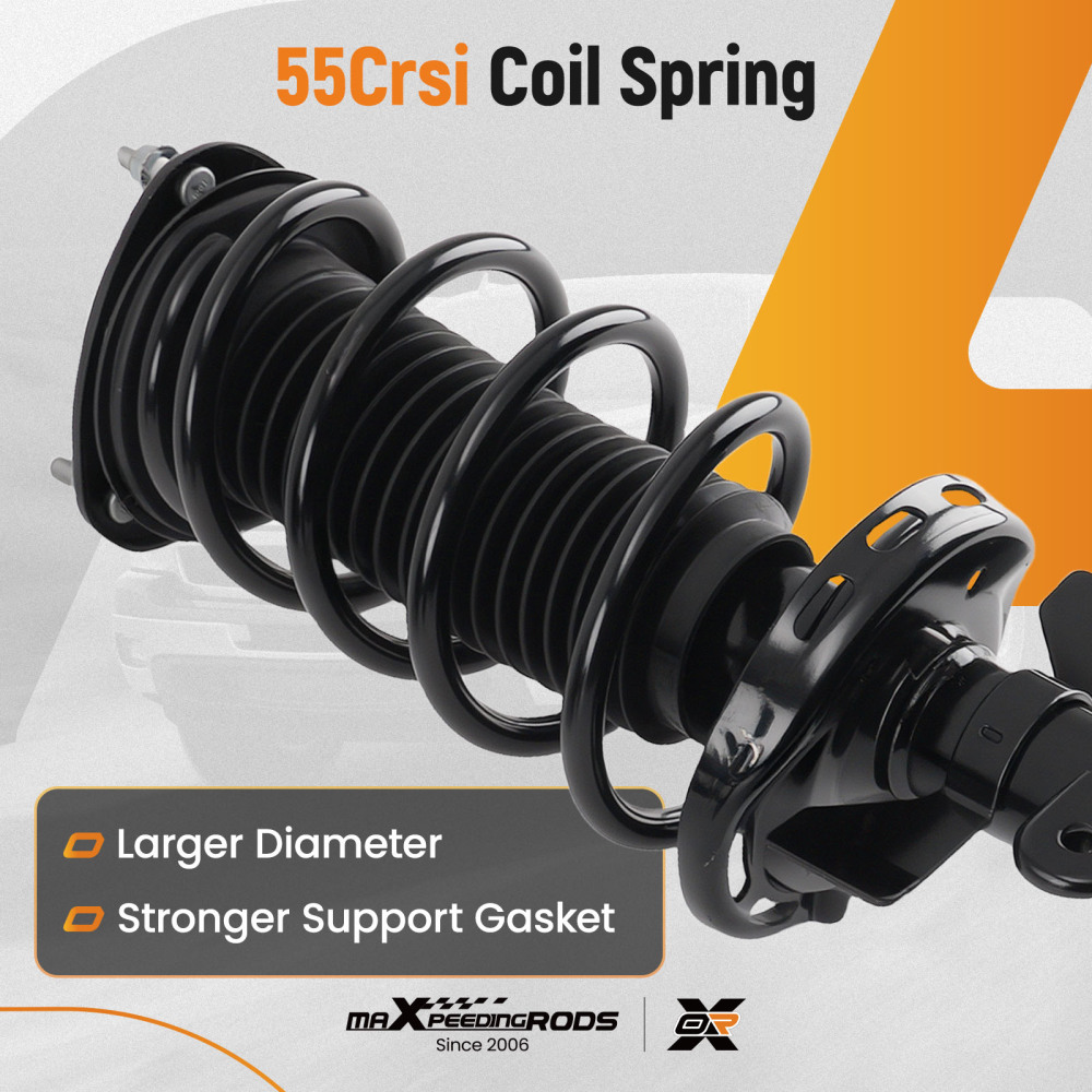 Front Struts w/Coil Spring Assembly Sway Bars Links for 2011 2012 compatible for Honda Odyssey