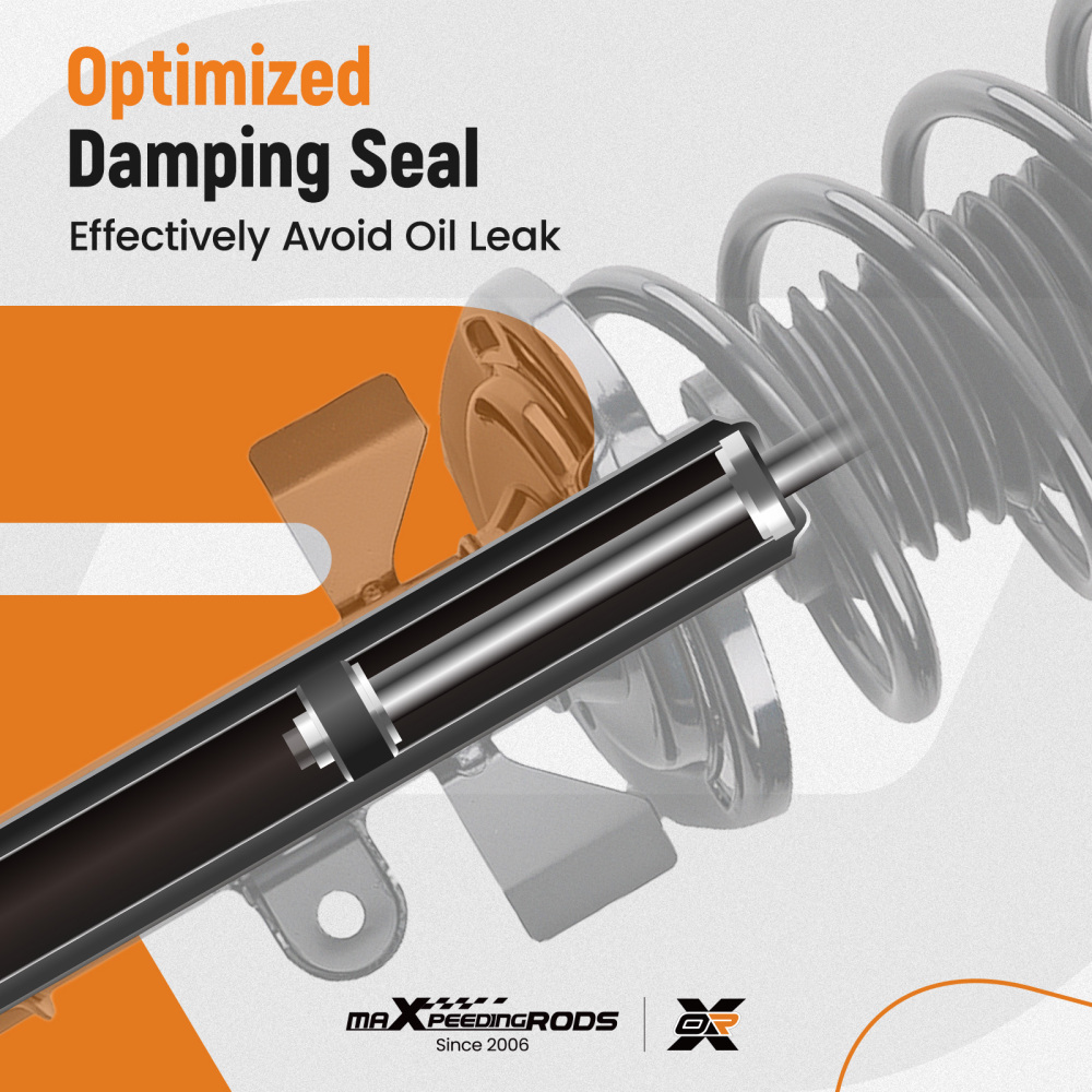 Front Struts w/Coil Spring Assembly Sway Bars Links for 2011 2012 compatible for Honda Odyssey