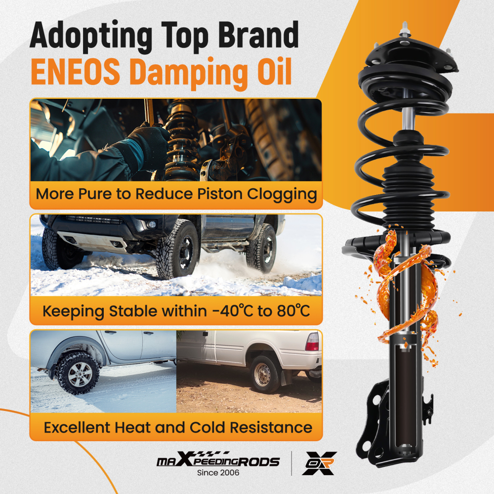 Front Complete Strut AssembliesRear Shocks for 2004-2006 compatible for Scion xB 172245 NEW