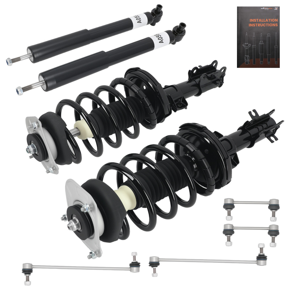 8Pcs For 2003-2014 compatible for Volvo XC90 Quick Front Complete Struts Sway Bars Kit 11485