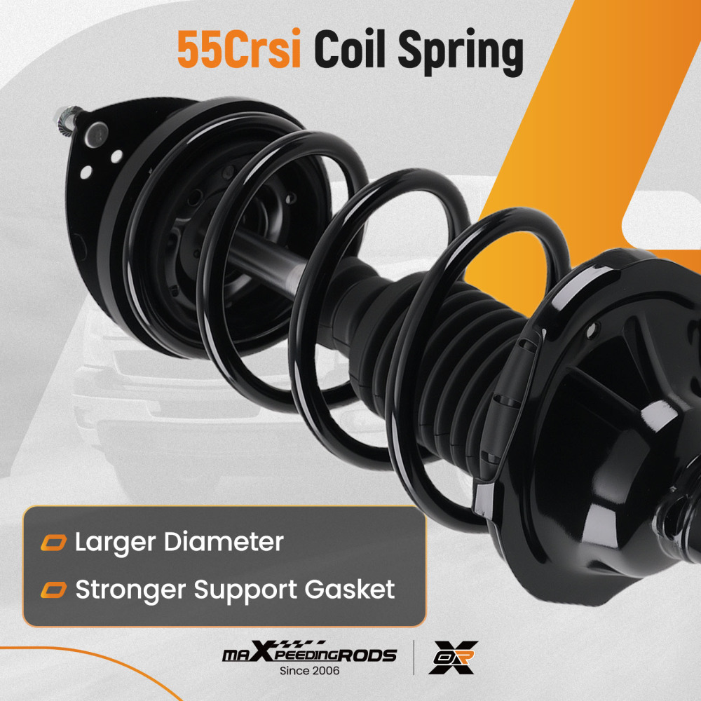 Set 2 Front Shocks Struts Coil Spring Assembly For 2000-2005 compatible for Toyota Echo 171575