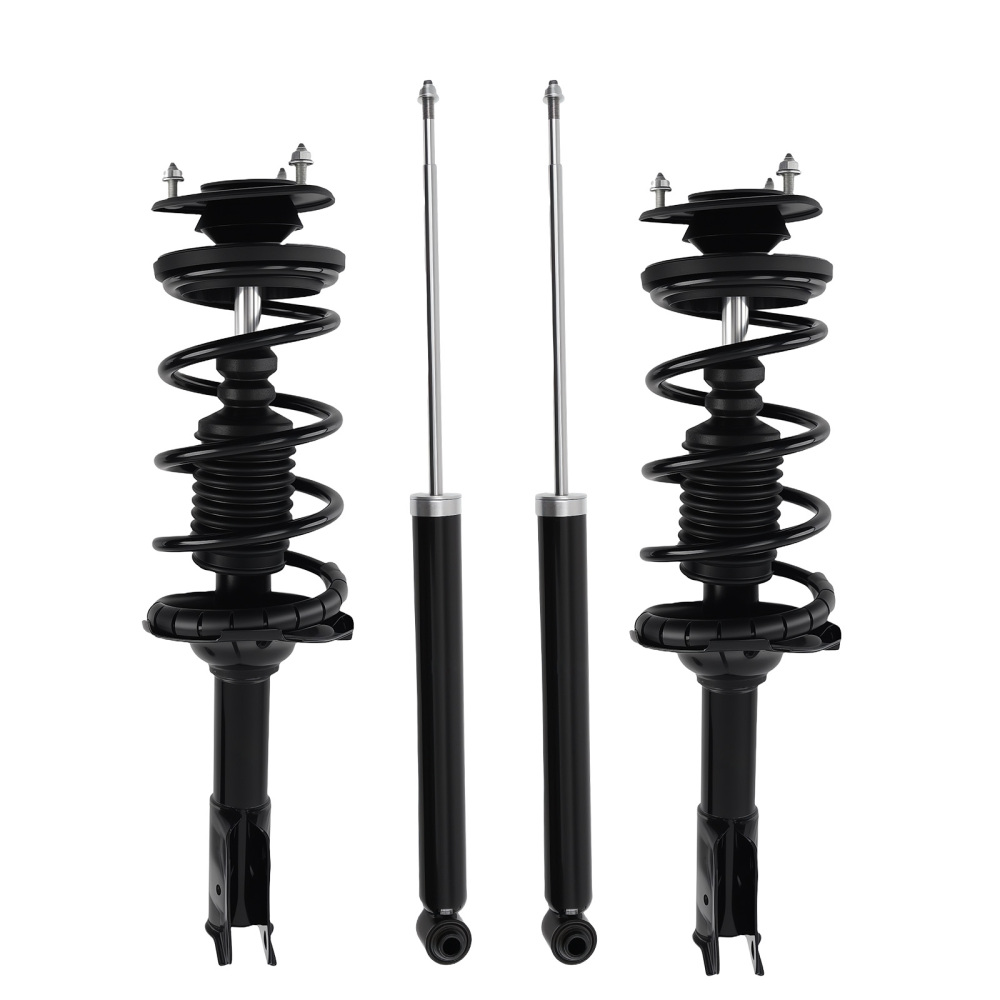 4PCS Front Quick Complete Strut Coil Spring Rear Shock For 2000-2005 compatible for Toyota Echo