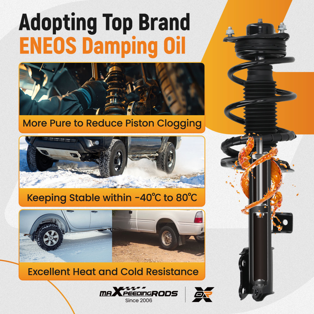 Front Struts w/Springs Suspension compatible for Hyundai Tucson 2010-2015 1333452L