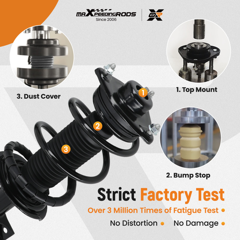 Front Struts w/Springs Suspension compatible for Hyundai Tucson 2010-2015 1333452L