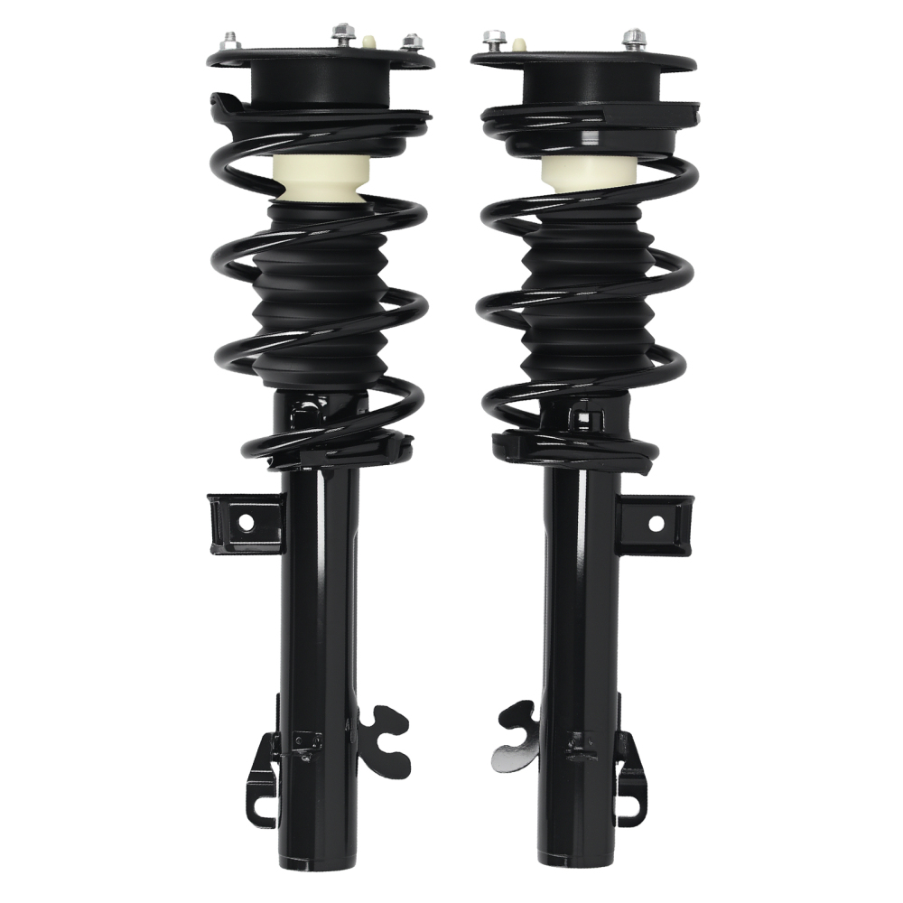 Pair Front Complete Struts w/Coil Springs compatible for MINI COOPER 2007 - 2008 1335614L