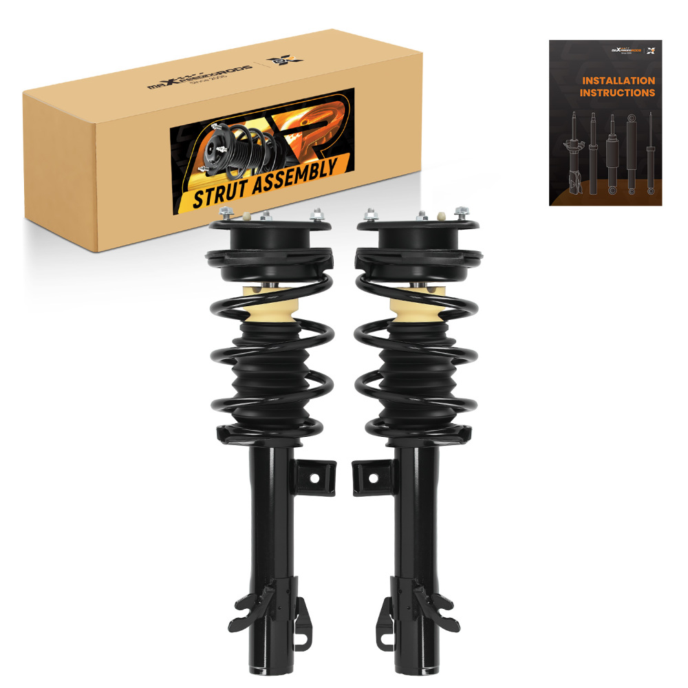 Pair Front Complete Struts w/Coil Springs compatible for Mini Cooper 2008-2014 Clubman