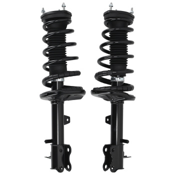 2x Front Complete Struts w/ Coil Springs compatible for Ford Edge 2007-2010 AWD 3.5L
