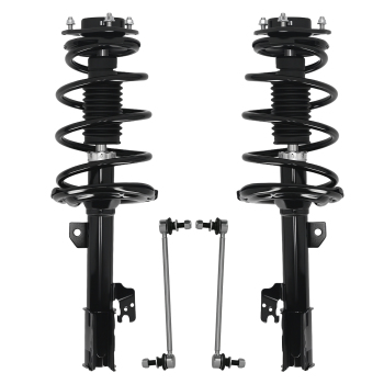 Front StrutsCoil Spring + Sway Bar Links For compatible for Toyota Sienna 2011-2014 AWD
