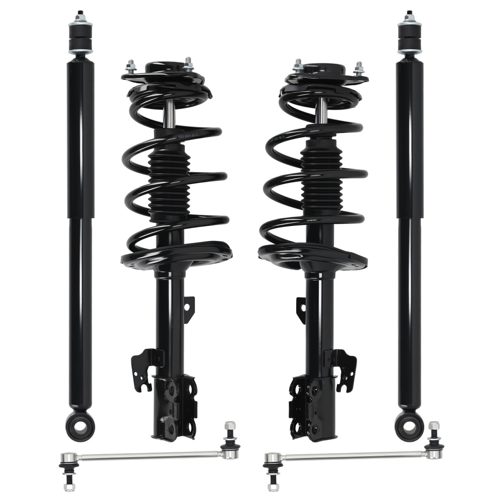 Front Struts Rear Shocks Sway Bar Assembly for 2011-2014 compatible for Toyota Sienna 3.5L compatible for FWD