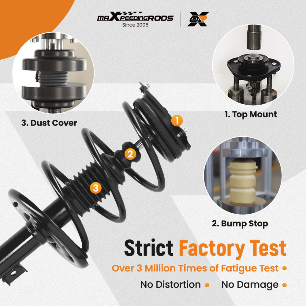 Suspension Rear Front Struts Assembly compatible for Nissan Murano 2009-2014 3.5L
