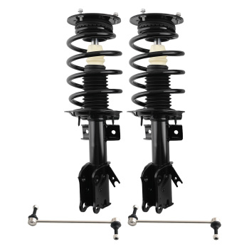 Suspension Front Struts w/ Sway Bar End Links compatible for Ford Fusion 2013-2018 2.0L