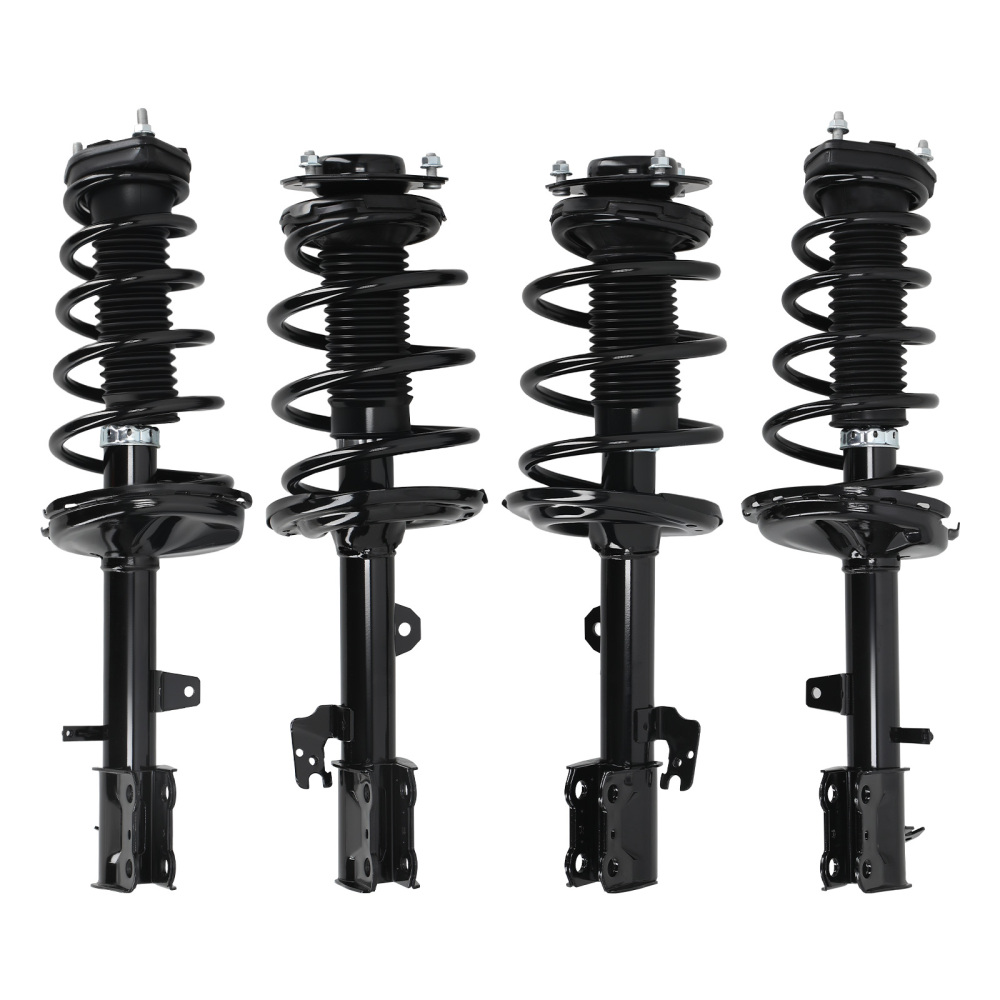 Front Rear Shock Struts w/ Spring Assy For 2008 2009-2013 compatible for Toyota Highlander AWD
