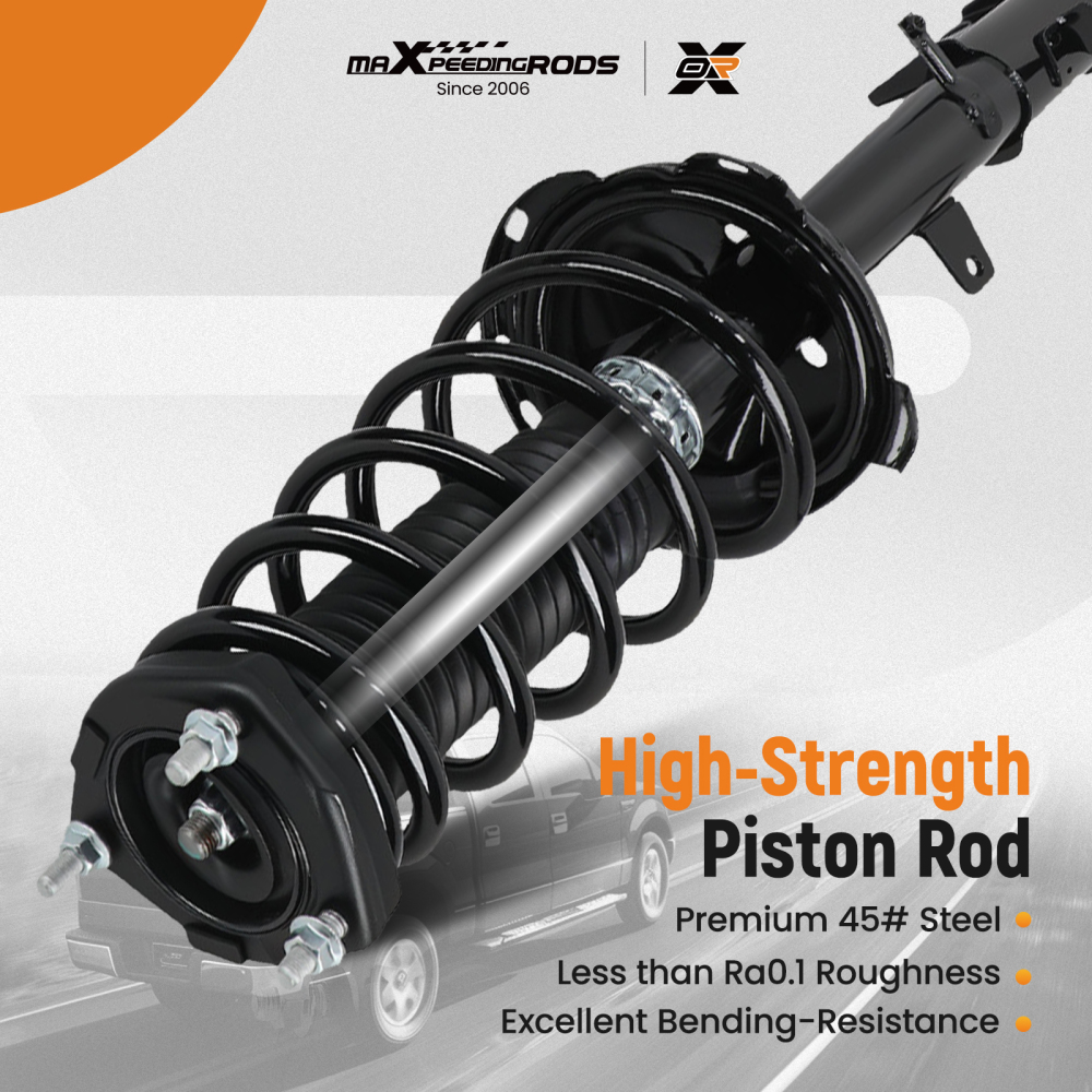 Front Rear Shock Struts w/ Spring Assy For 2008 2009-2013 compatible for Toyota Highlander AWD