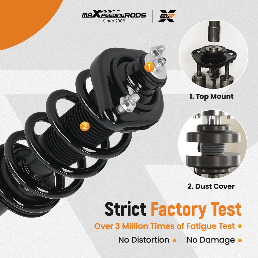 NEW Rear Struts 2012 2013 2014 2015 2016 compatible for Honda CR-V 2WD 2.4L 172957R 172957L