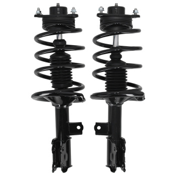 Front Rear Struts w/Sway Bar Links compatible for Kia Forte 2010-2013 Forte 5 2012-2013