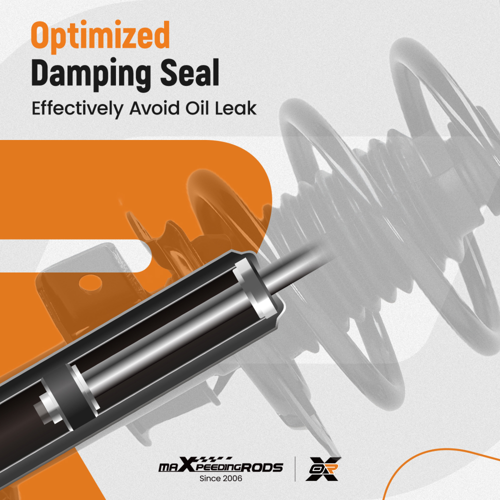 MaXpeedingrods Rear Front Struts Assembly compatible for Ford Fusion 2013-2020 compatible for FWD