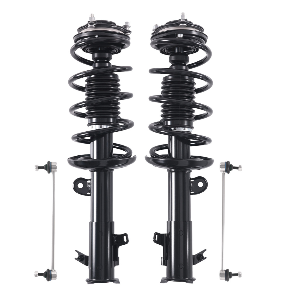 Front Left Right Struts w/Coil Spring Sway Bars Kit for 2012 compatible for Honda Civic Sedan