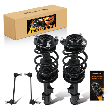 maXpeedingrods 4Pc Front Strut & Sway Bar Link for Hyundai Elantra 2011-2016 Sedan