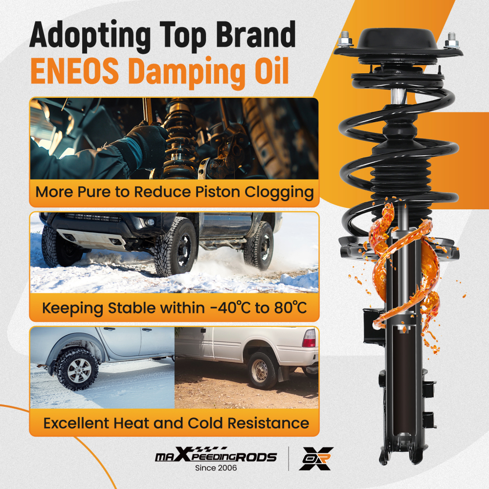 maXpeedingrods 4Pc Front Strut & Sway Bar Link for Hyundai Elantra 2011-2016 Sedan