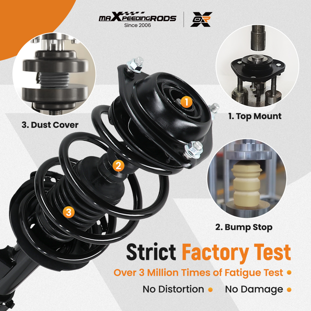 maXpeedingrods 4Pc Front Strut & Sway Bar Link for Hyundai Elantra 2011-2016 Sedan