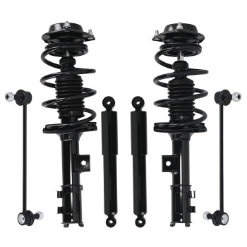 6pcs Suspension Rear Front Struts Assembly compatible for Hyundai Elantra 2011-2016 172708