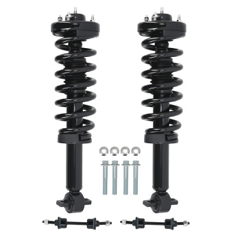 Front Strut Spring Sway Bar End Link Assembly compatible for Ford F-150 2014 4WD 172652L