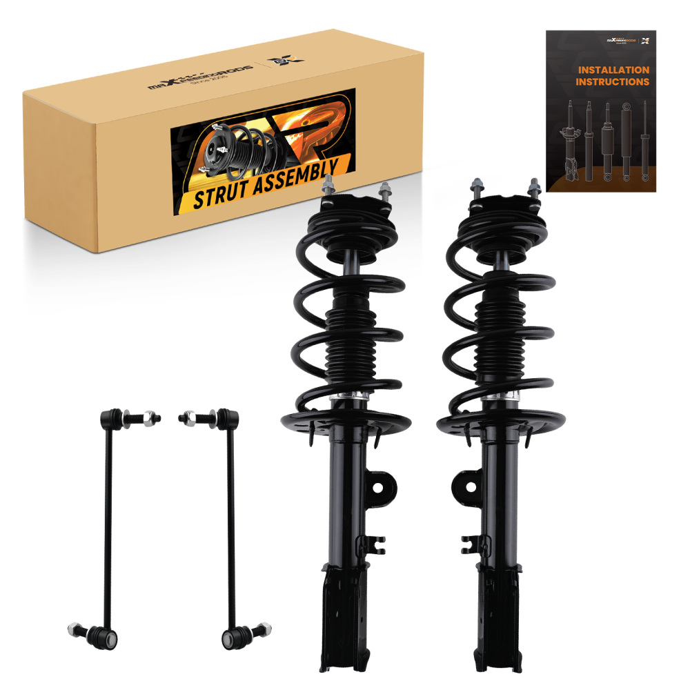 Suspension Front Struts w/ Sway Bar End Links compatible for Ford Explorer 2011-2013 AWD