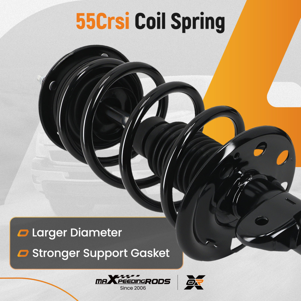 Front Rear Complete Shocks Struts Coil Spring compatible for Ford Explorer FWD 2013-2019