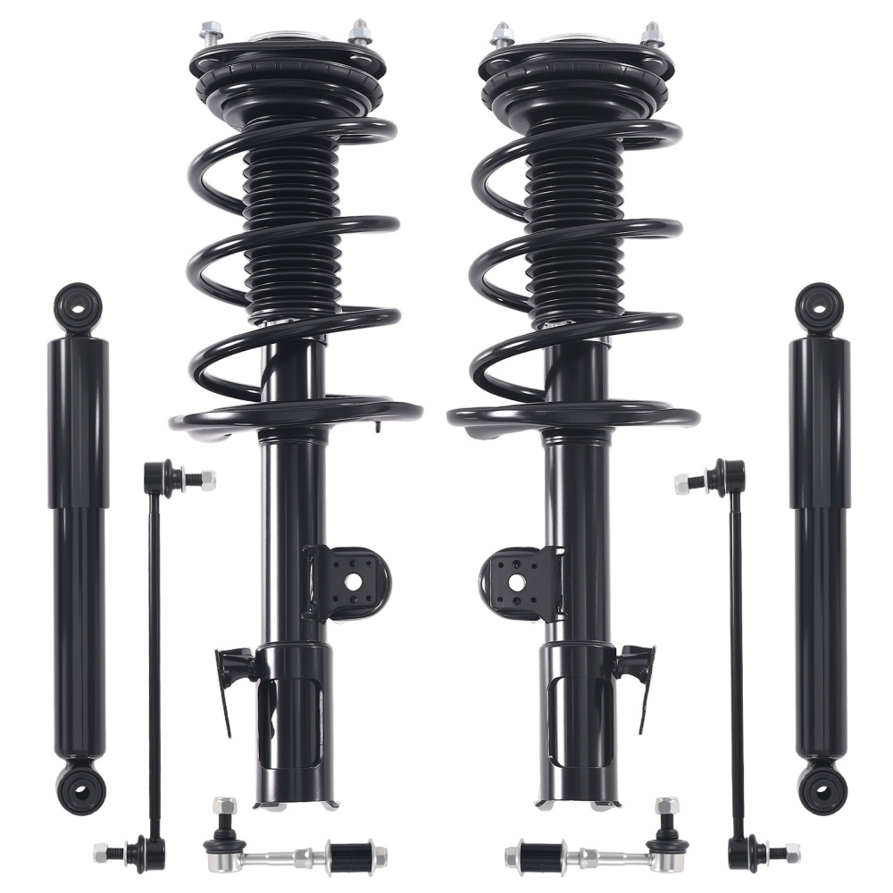 Front Spring Struts Rear Shock Absorbers Sway Bars Kit for 2013-2018 compatible for Toyota RAV4