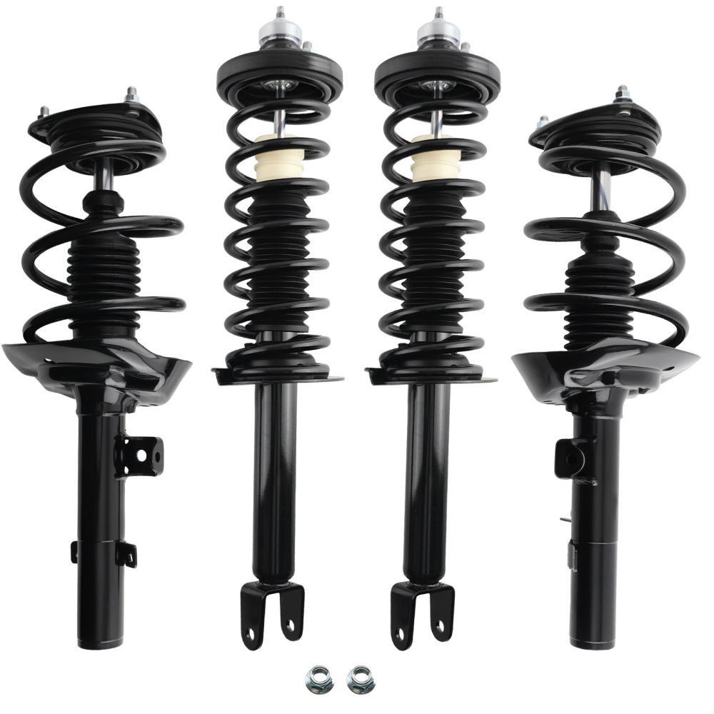 4PCS FrontRear Struts Shocks W/ Coil Spring For 2013-2017 compatible for Honda Accord 172971