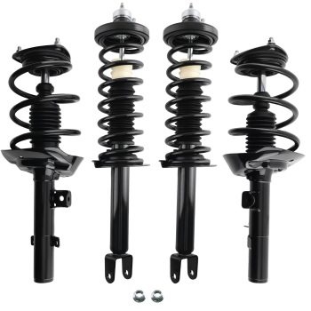 4PCS FrontRear Struts Shocks W/ Coil Spring For 2013-2017 compatible for Honda Accord 172971