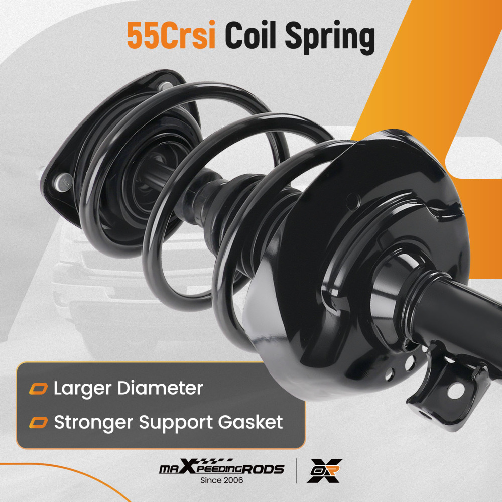 maXpeedingrods 4Pcs Front Struts & Sway Bar Link for Honda Accord 2.4L 2013-2017