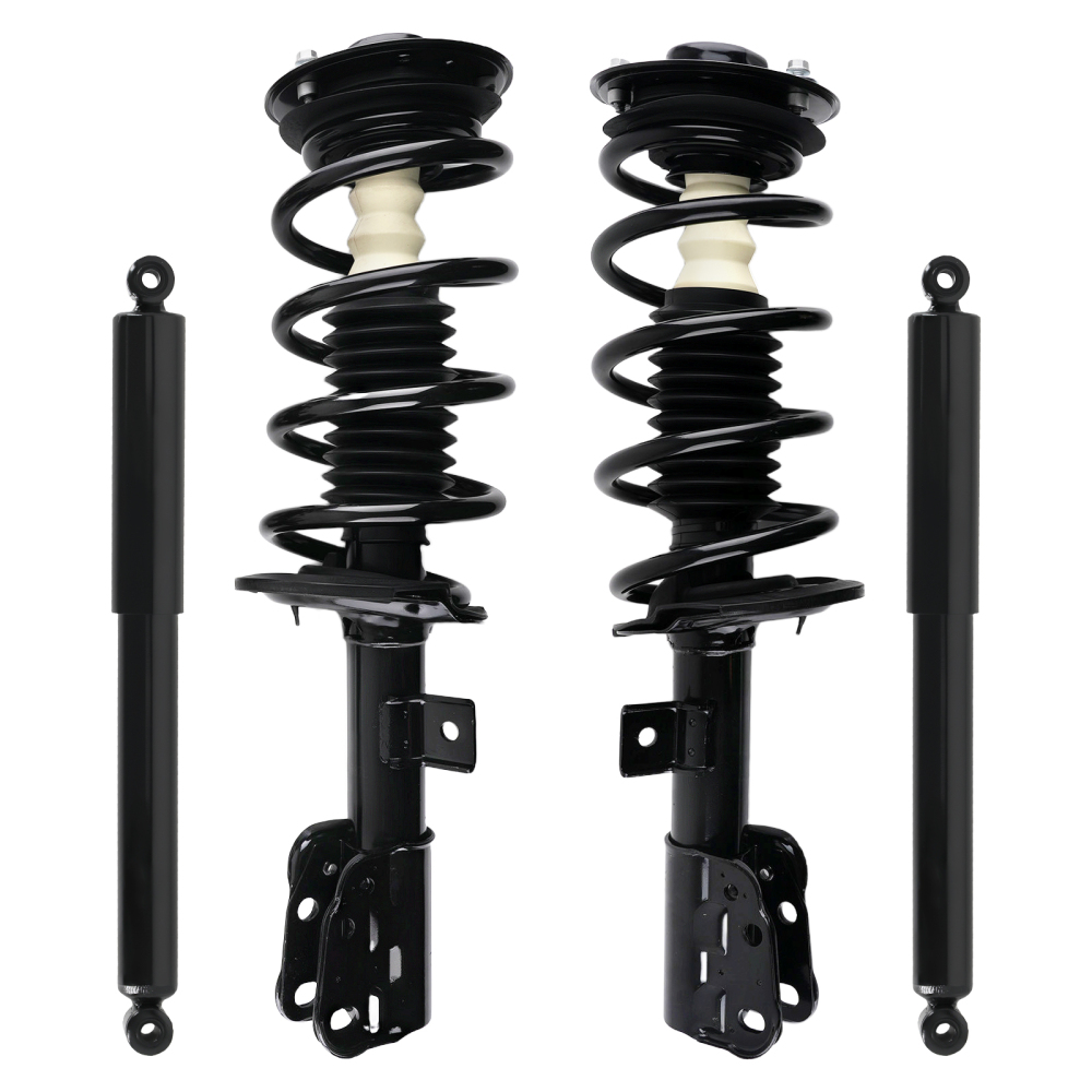 Front Struts w/ Coil Spring Rear Shock Absorbers for 2010-2017 compatible for GMC Terrain 2.4L