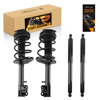 2/4X Front Struts Coil Spring Rear Shock Absorbers Kit for 1996-2000 compatible for Toyota RAV4