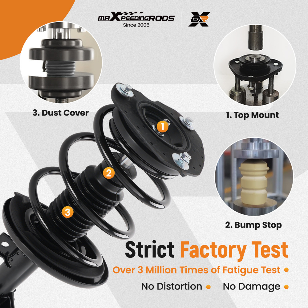 Suspension Rear Front Struts Assembly compatible for Nissan Maxima 2009-2014 3.5L