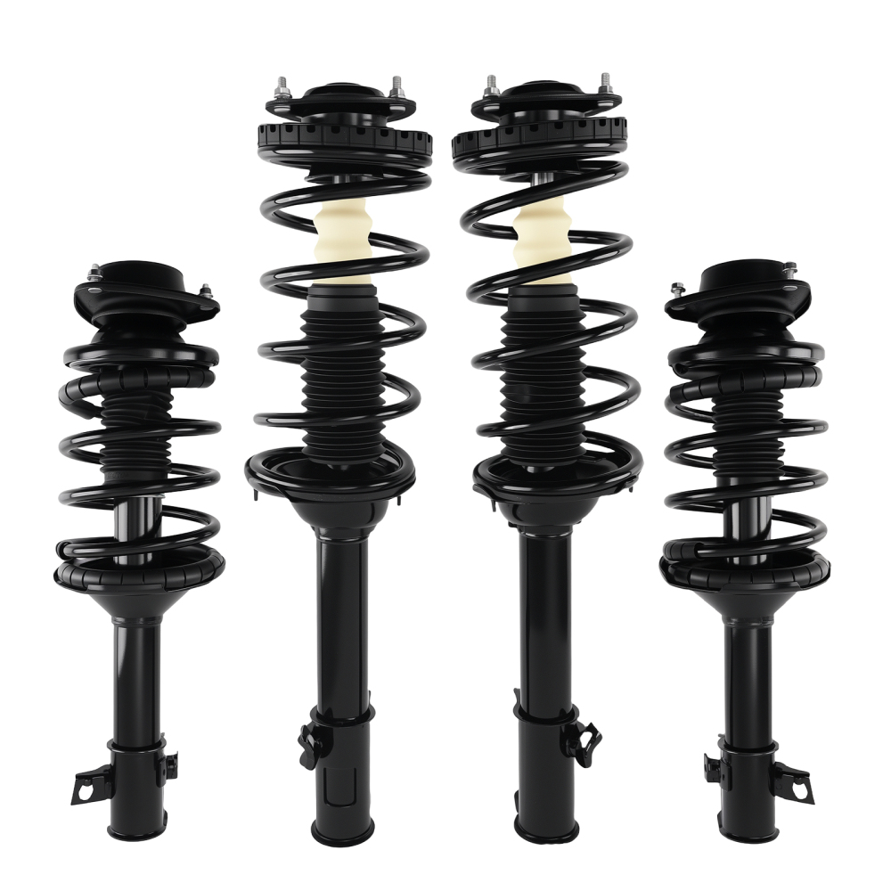4× Front Rear Complete Coil Spring Struts Shocks For 1998-2002 compatible for Subaru Forester