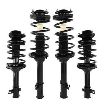 4× Front Rear Complete Coil Spring Struts Shocks For 1998-2002 compatible for Subaru Forester