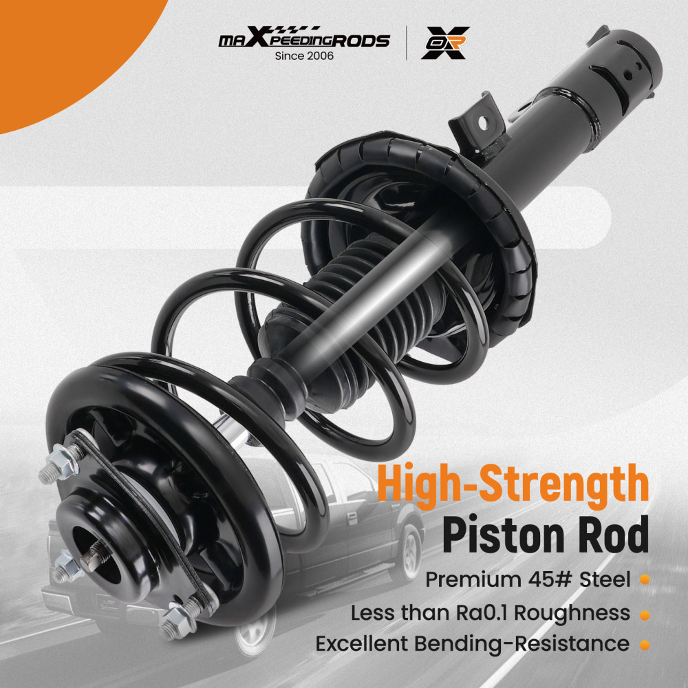 maXpeedingrods 2Pcs Front Struts Shock Absorbers for Mitsubishi Lancer 2008-2011