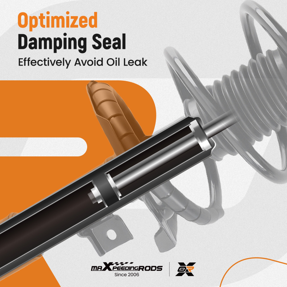 maXpeedingrods 2Pcs Front Struts Shock Absorbers for Mitsubishi Lancer 2008-2011