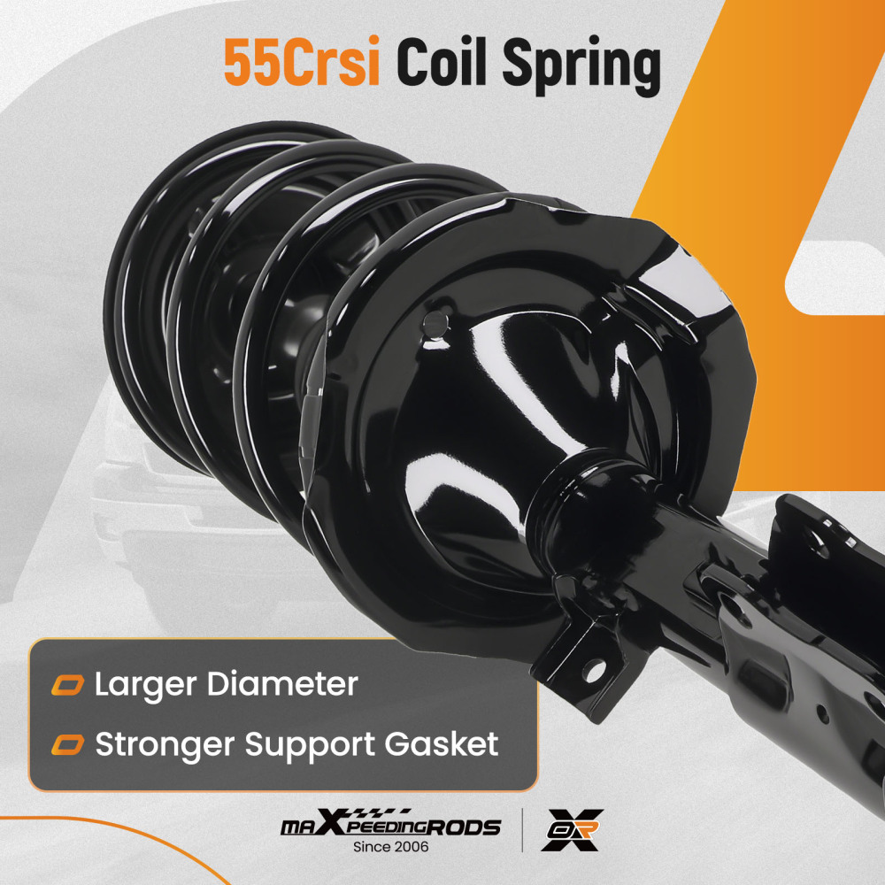 Front Rear Complete Shocks Struts compatible for Mitsubishi Lancer 2008-2017 2.0L 2.4L