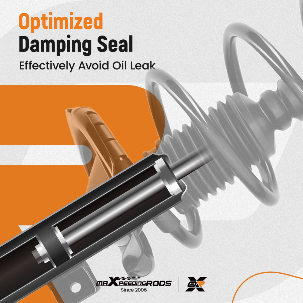 Front Rear Complete Shocks Struts compatible for Mitsubishi Lancer 2008-2017 2.0L 2.4L