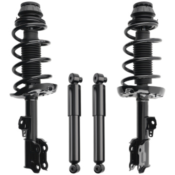 Front Rear Complete Shocks Struts Coil Spring compatible for Kia Soul 2010-2013 5657