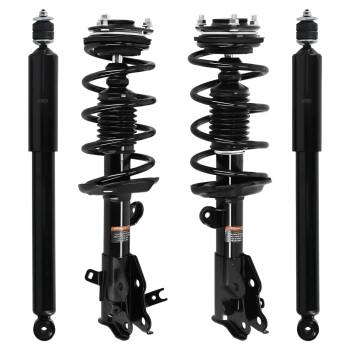 Front Complete Struts w/Coil Springs compatible for HONDA CIVIC 2013 - 2015 EX; EX-L; LX
