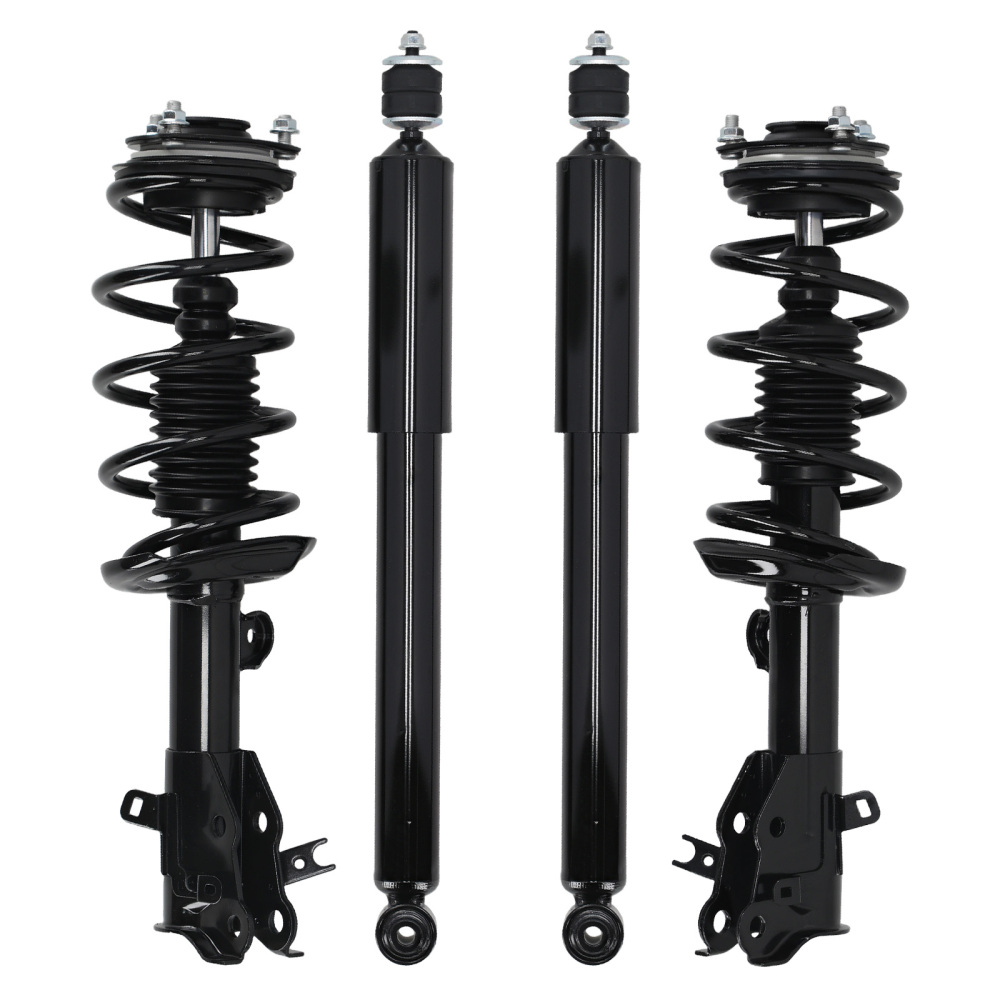 Rear Front Complete Struts w/Coil Springs compatible for HONDA CIVIC 2013 - 2014 DX; EX