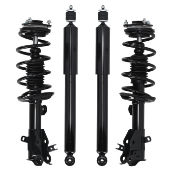 Rear Front Complete Struts w/Coil Springs compatible for HONDA CIVIC 2013 - 2014 DX; EX