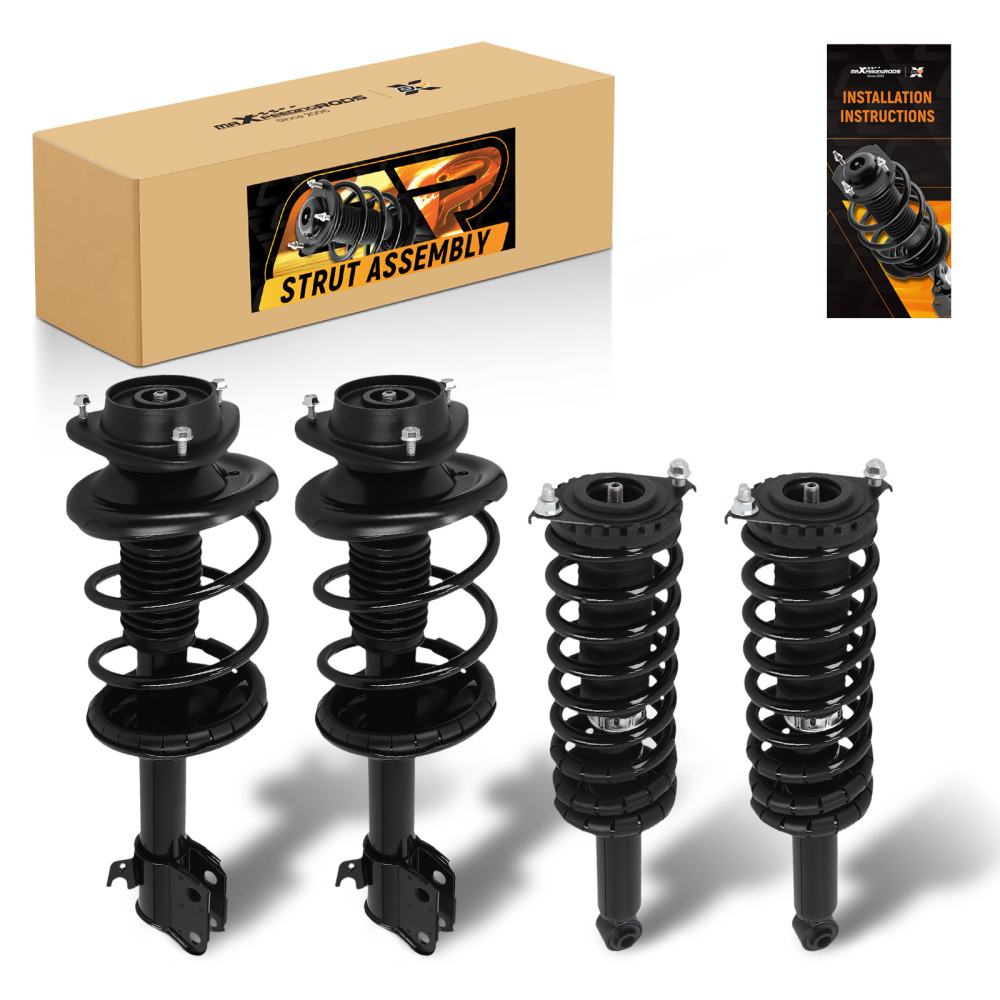 4PCS Front Rear StrutsCoil Spring Suspension Kit compatible for Subaru Outback 2000-2004