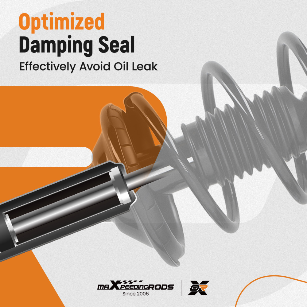 4PCS Front Rear StrutsCoil Spring Suspension Kit compatible for Subaru Outback 2000-2004